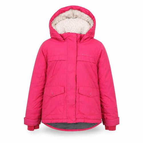 Mountain Warehouse Girls Pink Hooded Waterproof Fleece Lined Parka Coat 5-6 Years