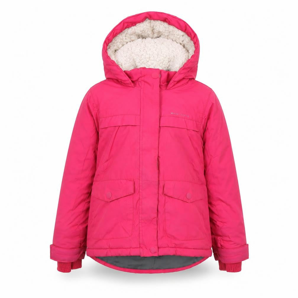 Mountain Warehouse Girls Pink Hooded Waterproof Fleece Lined Parka Coat 5-6 Years