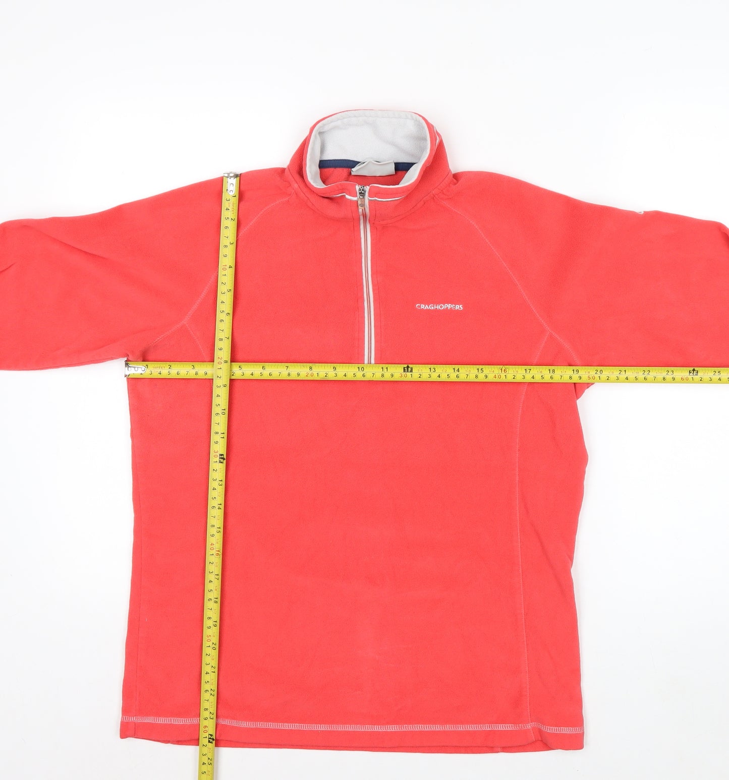 Craghoppers Women's Red 1/2 Zip Fleece Pullover UK 14