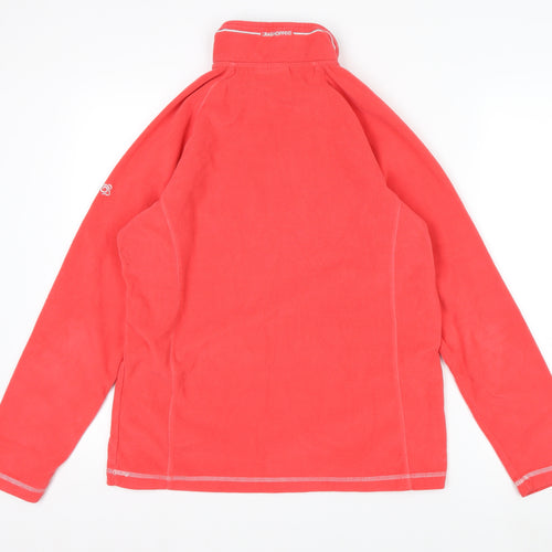 Craghoppers Women's Red 1/2 Zip Fleece Pullover UK 14
