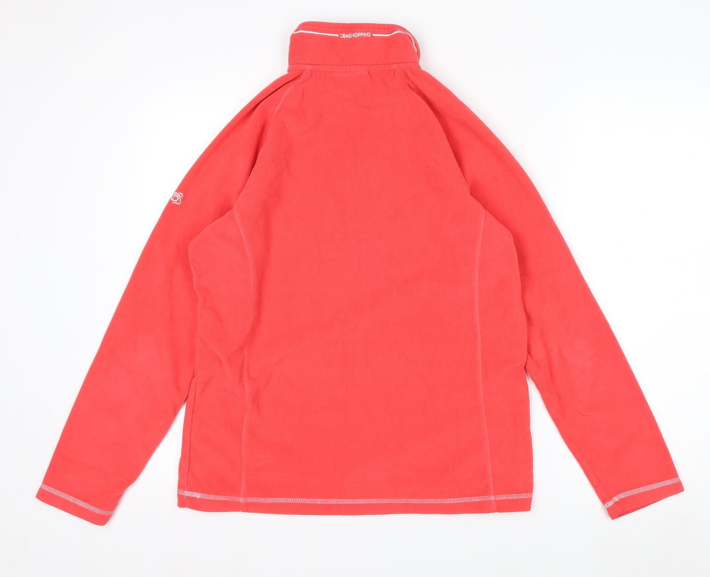 Craghoppers Women's Red 1/2 Zip Fleece Pullover UK 14