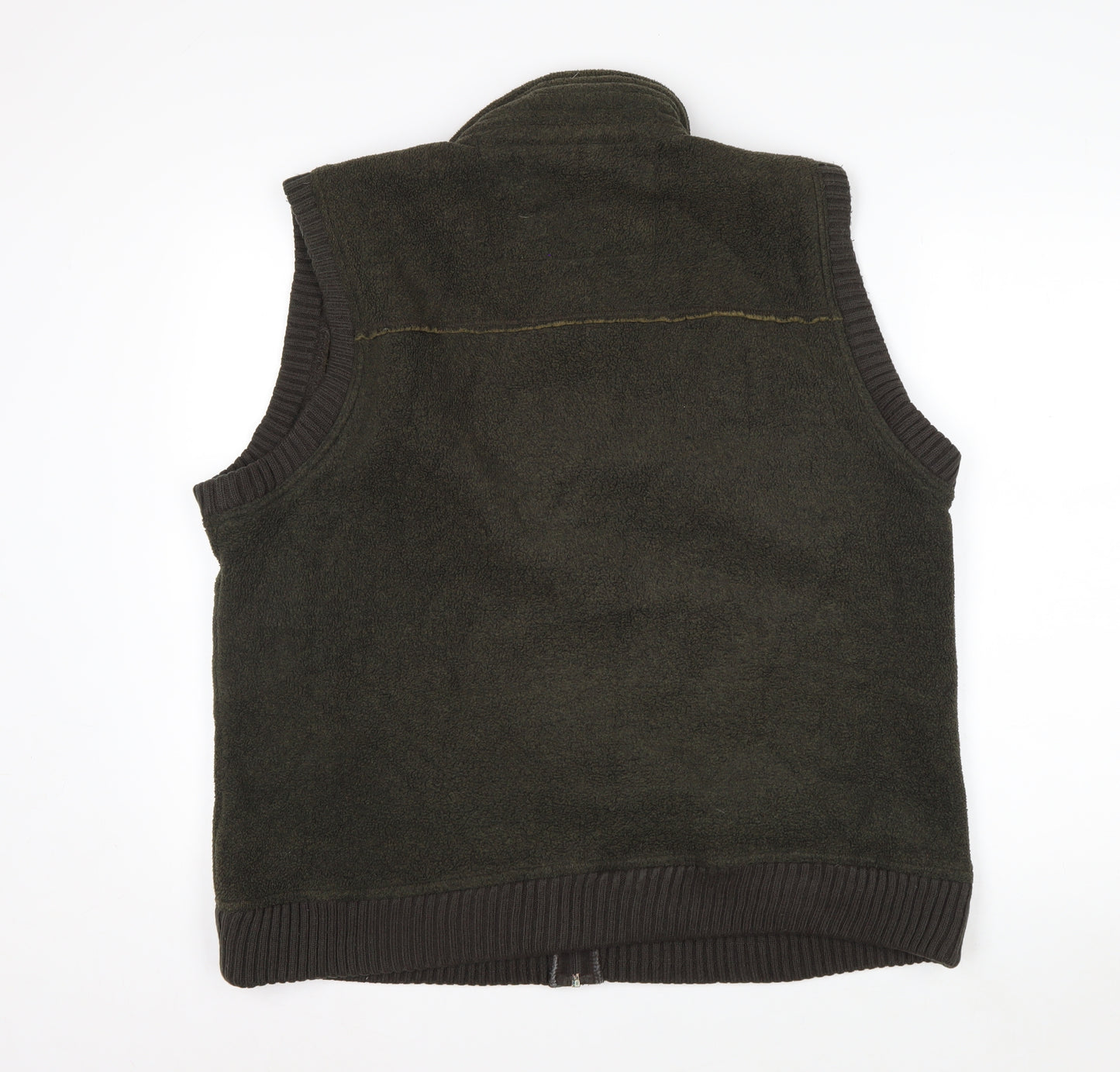 Marks and Spencer Blue Harbour Men's Green Fleece Bodywarmer L