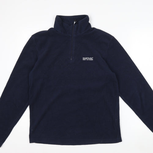 Regatta Great Outdoors Women's Navy 1/4 Zip Fleece Sweatshirt M