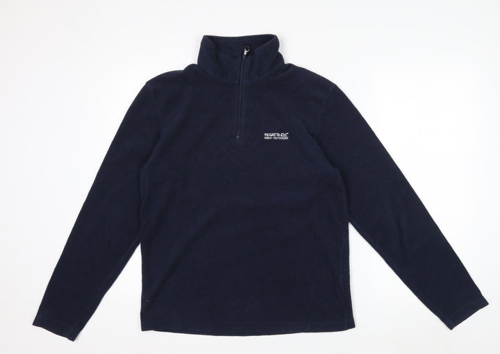 Regatta Great Outdoors Women's Navy 1/4 Zip Fleece Sweatshirt M
