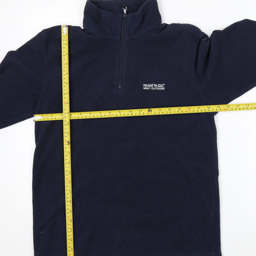 Regatta Great Outdoors Women's Navy 1/4 Zip Fleece Sweatshirt M