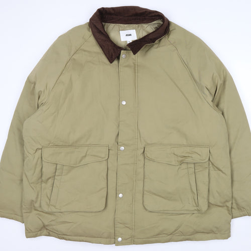 Jacamo Men’s Beige 3XL Basic Jacket Cotton Nylon Lined Workwear
