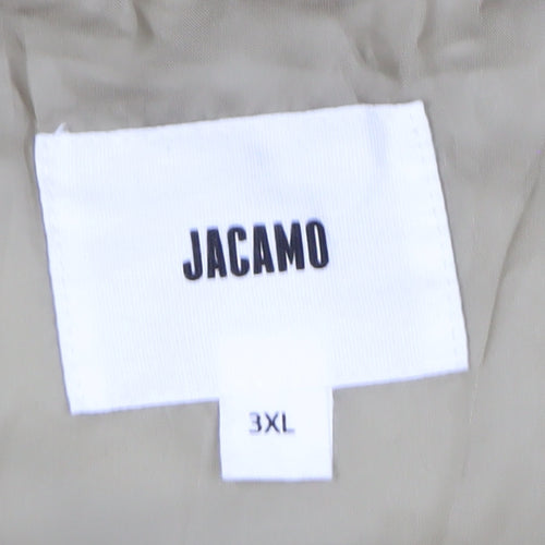 Jacamo Men’s Beige 3XL Basic Jacket Cotton Nylon Lined Workwear