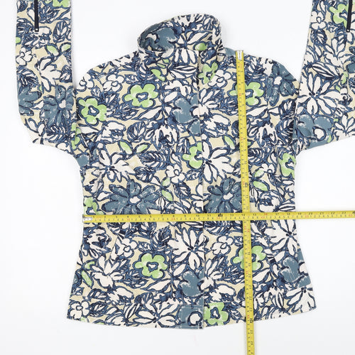 Orly Sport Women's Multicoloured Floral Zip Jacket Size 12