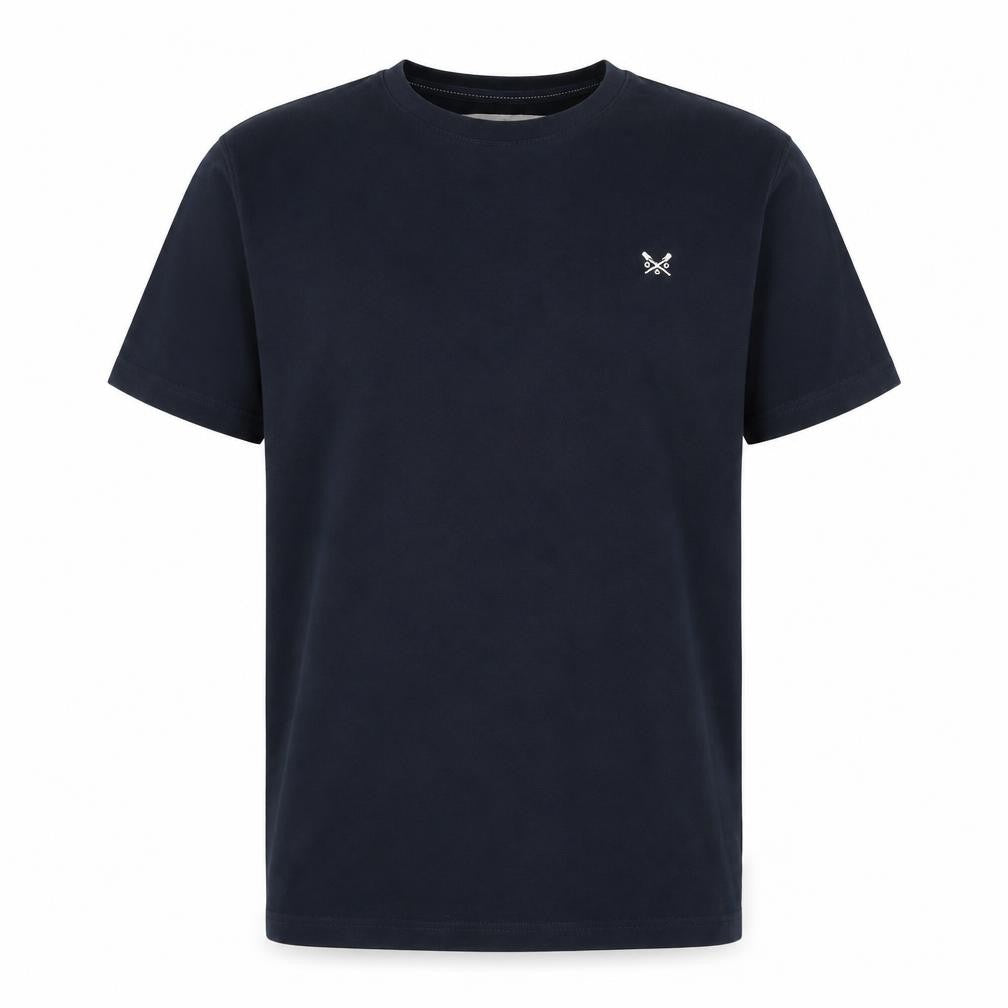 Crew Clothing Company Men's Blue Cotton Crew Neck T-Shirt M