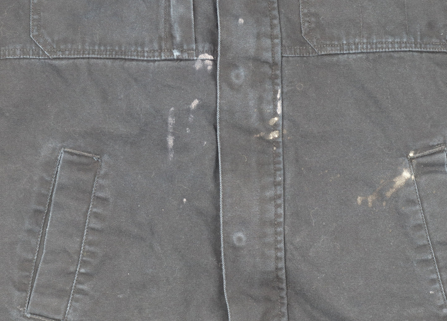 Dickies Men's Black L Cotton Work Jacket Lined Full Zip Workwear