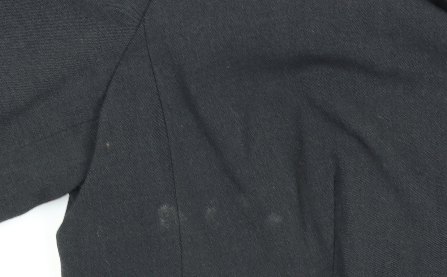 Marks and Spencer Women Black Size 14 Regular Fit Blazer Jacket