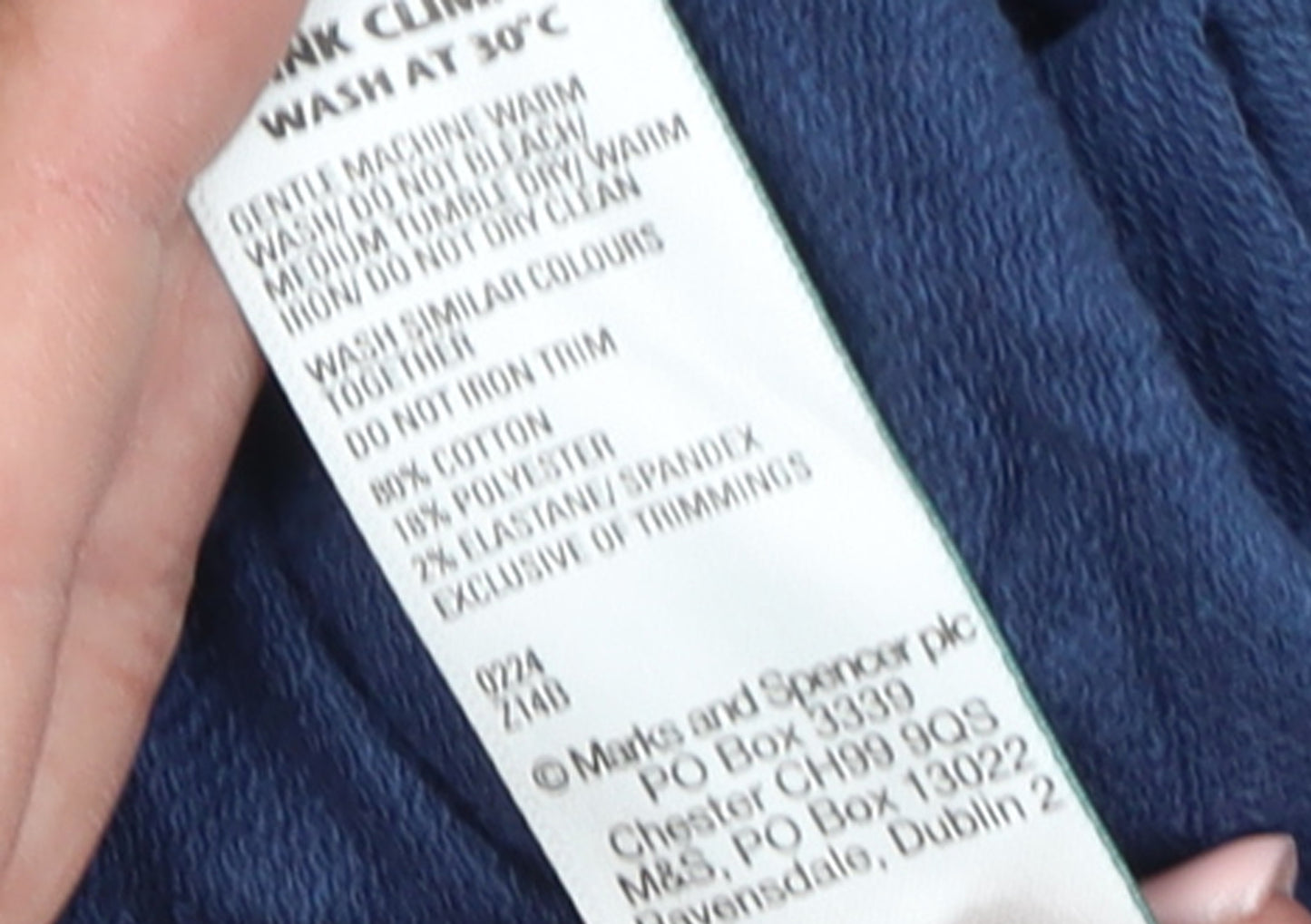 Marks and Spencer Men's Blue 2XL Jogger Trousers