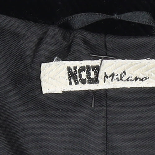 NCD Milano Women's Black Corduroy Blazer Size 14 Regular Fit