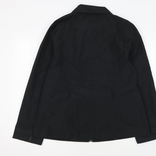 Crash Zone Women's Black XL Full Zip Mid-Length Jacket