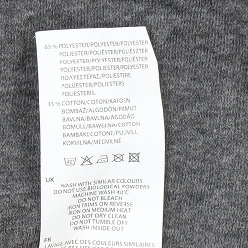 Slazenger Men's Grey 3XL Pullover Sweatshirt Crew Neck Fleece