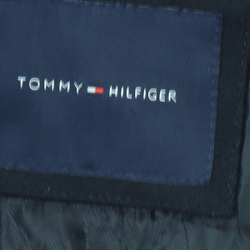 Tommy Hilfiger Men's Black XL Cotton Full Zip Jacket
