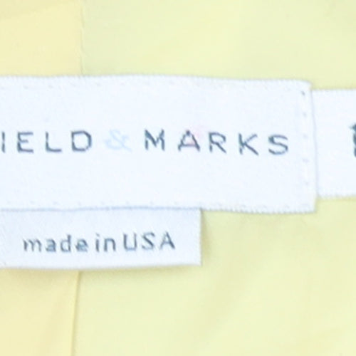 Garfield & Marks Women Brown Check Wool Blend Classic Blazer Size 10