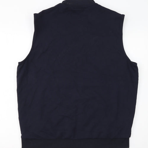 Marks and Spencer Men’s Blue Quilted Bodywarmer XL Zip Padded Gilet