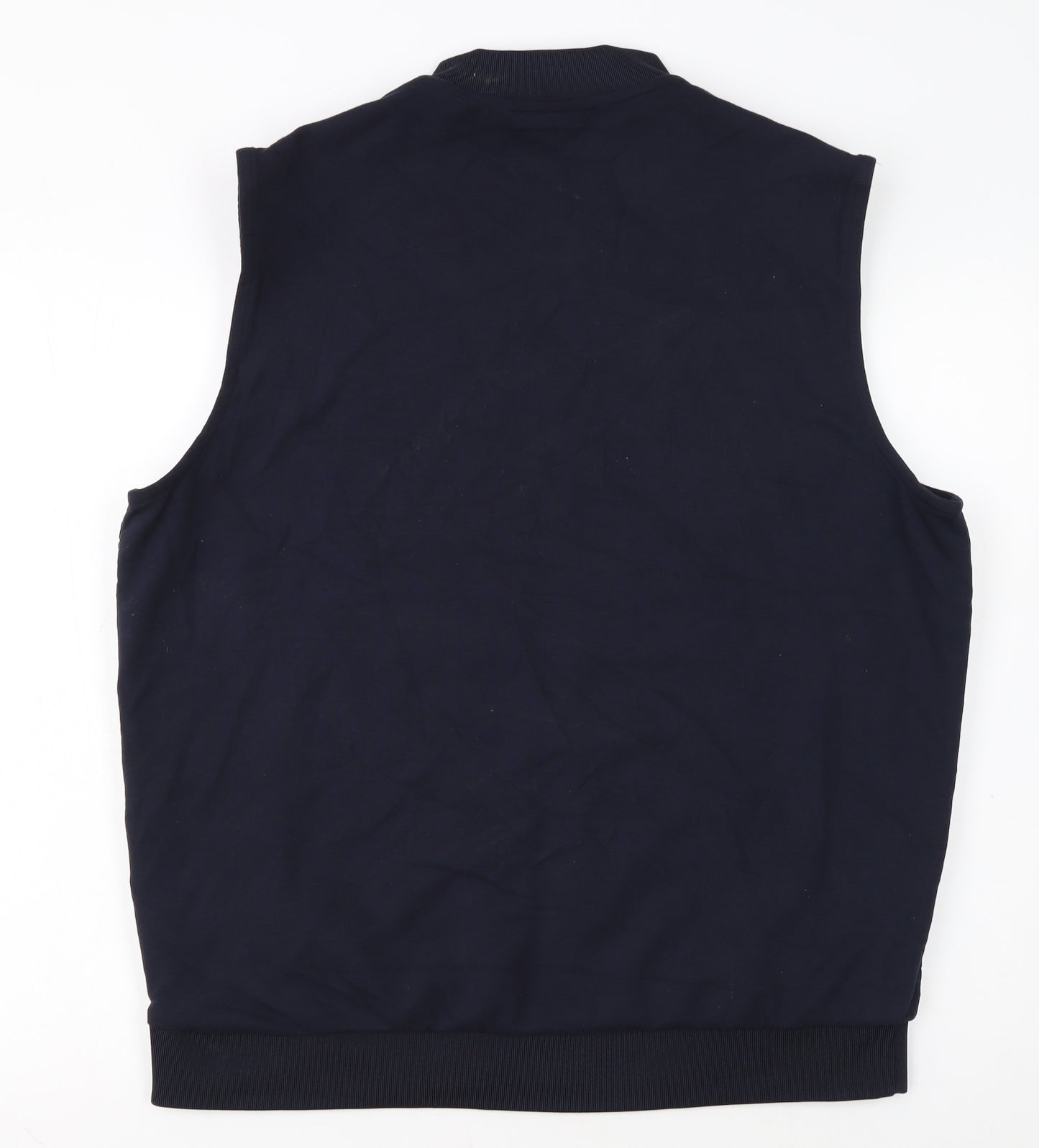 Marks and Spencer Men’s Blue Quilted Bodywarmer XL Zip Padded Gilet