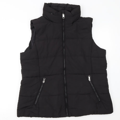Marks and Spencer Women's Black Size 18 Padded Puffer Waistcoat