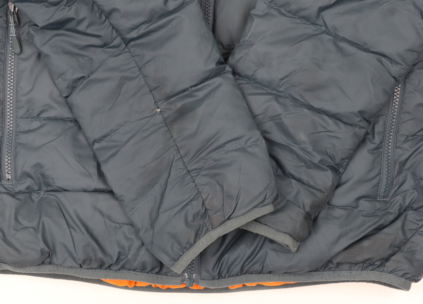 Jack Wolfskin Men's Blue Hooded Puffer Jacket Size M 40 in Hiking Outdoor