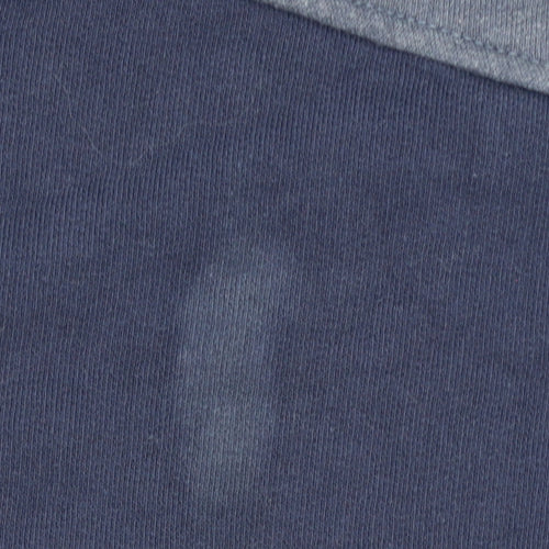 Threadbare Men’s Blue Colour Block Crew Neck Sweatshirt Size M
