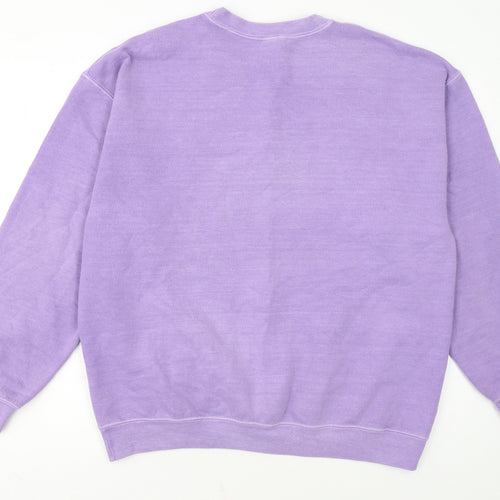 Urban Outfitters Women Purple Mount Fuji Pullover Sweatshirt S