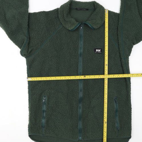 Helly Hansen Womens Green Fleece Full Zip Jacket Size M