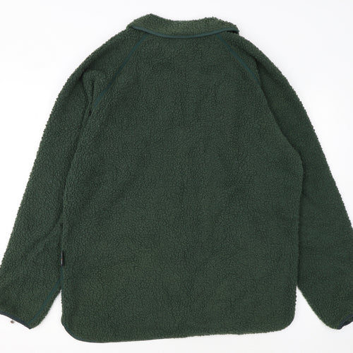 Helly Hansen Womens Green Fleece Full Zip Jacket Size M