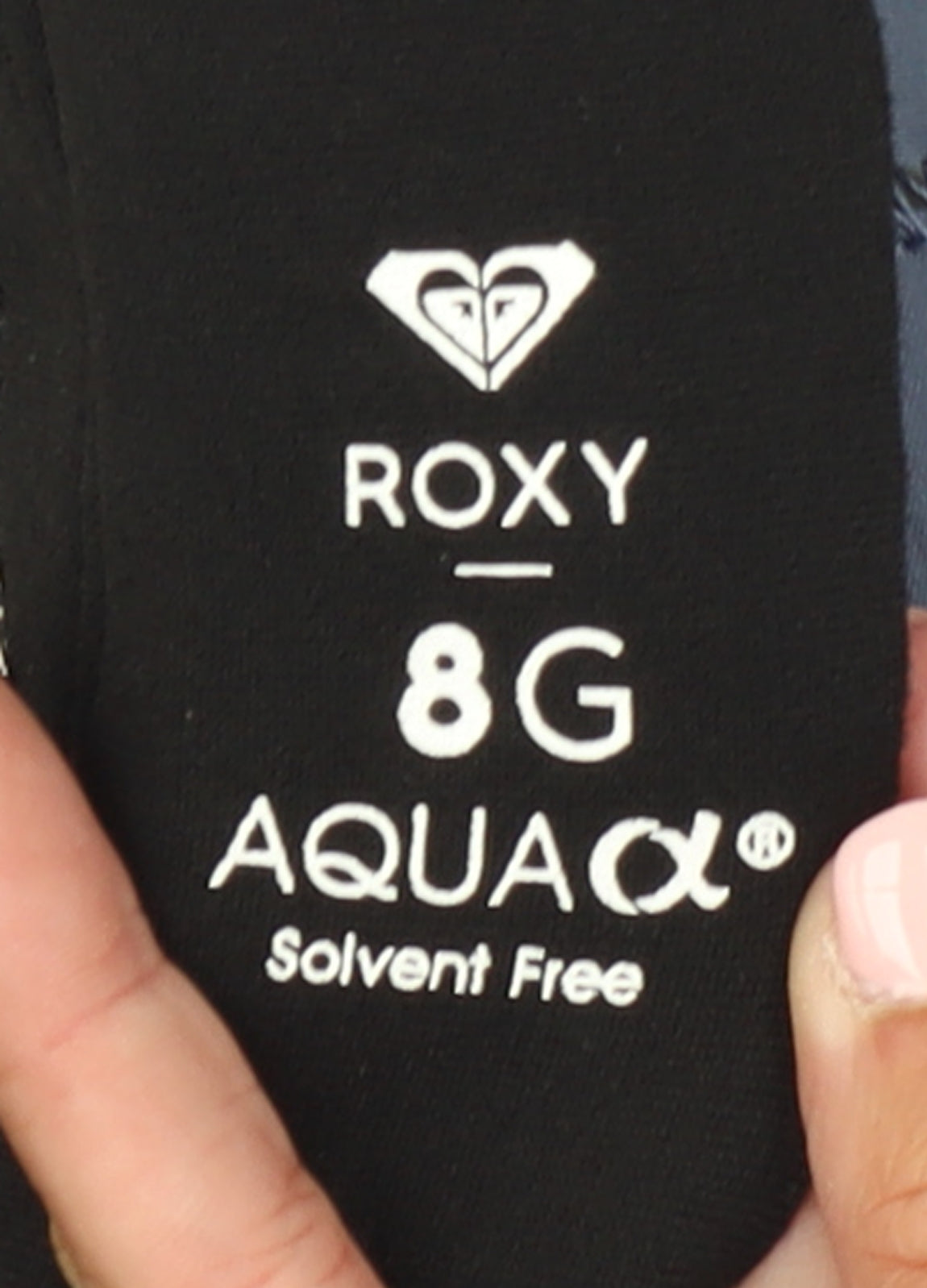 Roxy Girls Black Blue Peach Wetsuit 8G Neoprene AquaAlpha Stretch Suit