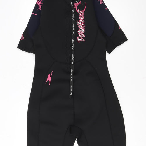 Crane Womens Black Medium 12-14 Short Sleeve Neoprene Wetsuit