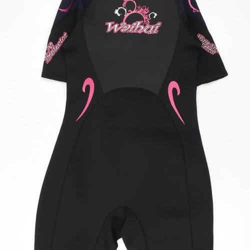Crane Womens Black Medium 12-14 Short Sleeve Neoprene Wetsuit
