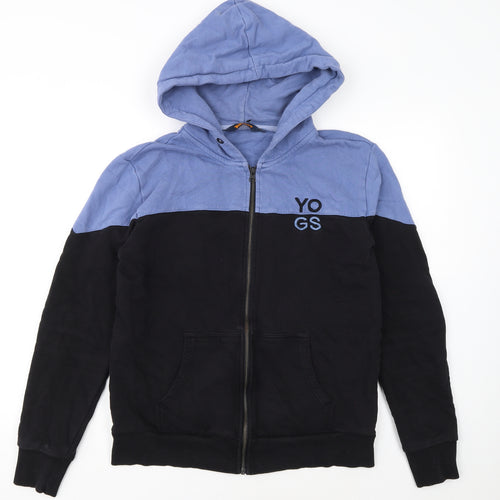 The Yogscast Men's Blue Black Full Zip Hoodie Size M