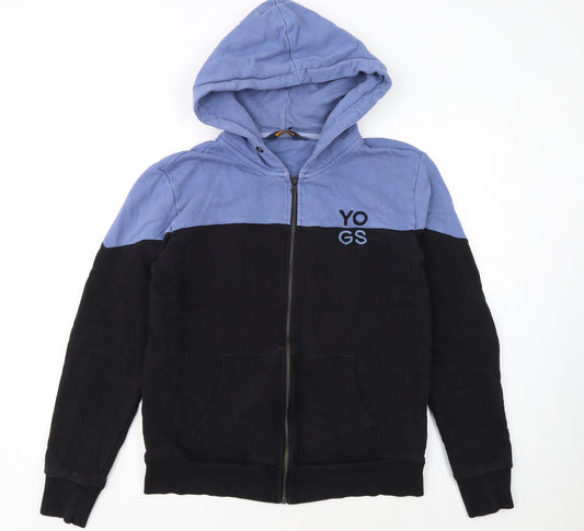 The Yogscast Men's Blue Black Full Zip Hoodie Size M