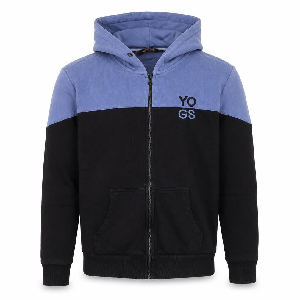 The Yogscast Men's Blue Black Full Zip Hoodie Size M