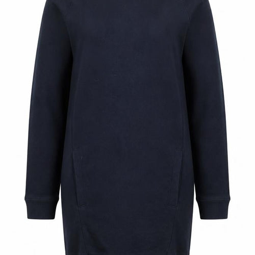 Next Women's Blue Cotton Jersey Sweatshirt Dress UK 8