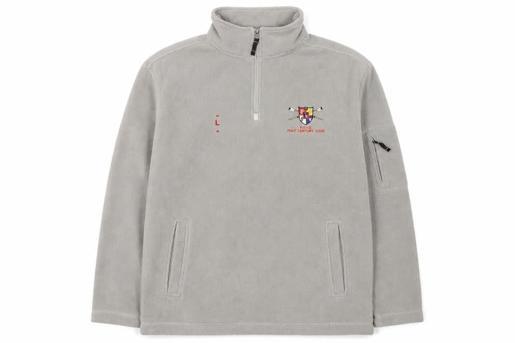 Cedarwood State Men's Beige XL 1/4 Zip Fleece Sweatshirt
