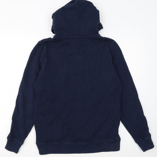 Crew Clothing Co. Women Navy Blue Half Zip Hoodie Size 12 GBR Edition