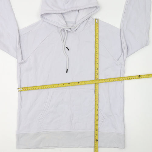 Under Armour Women's White Pullover Hoodie Medium Loose Fit Casual Wear