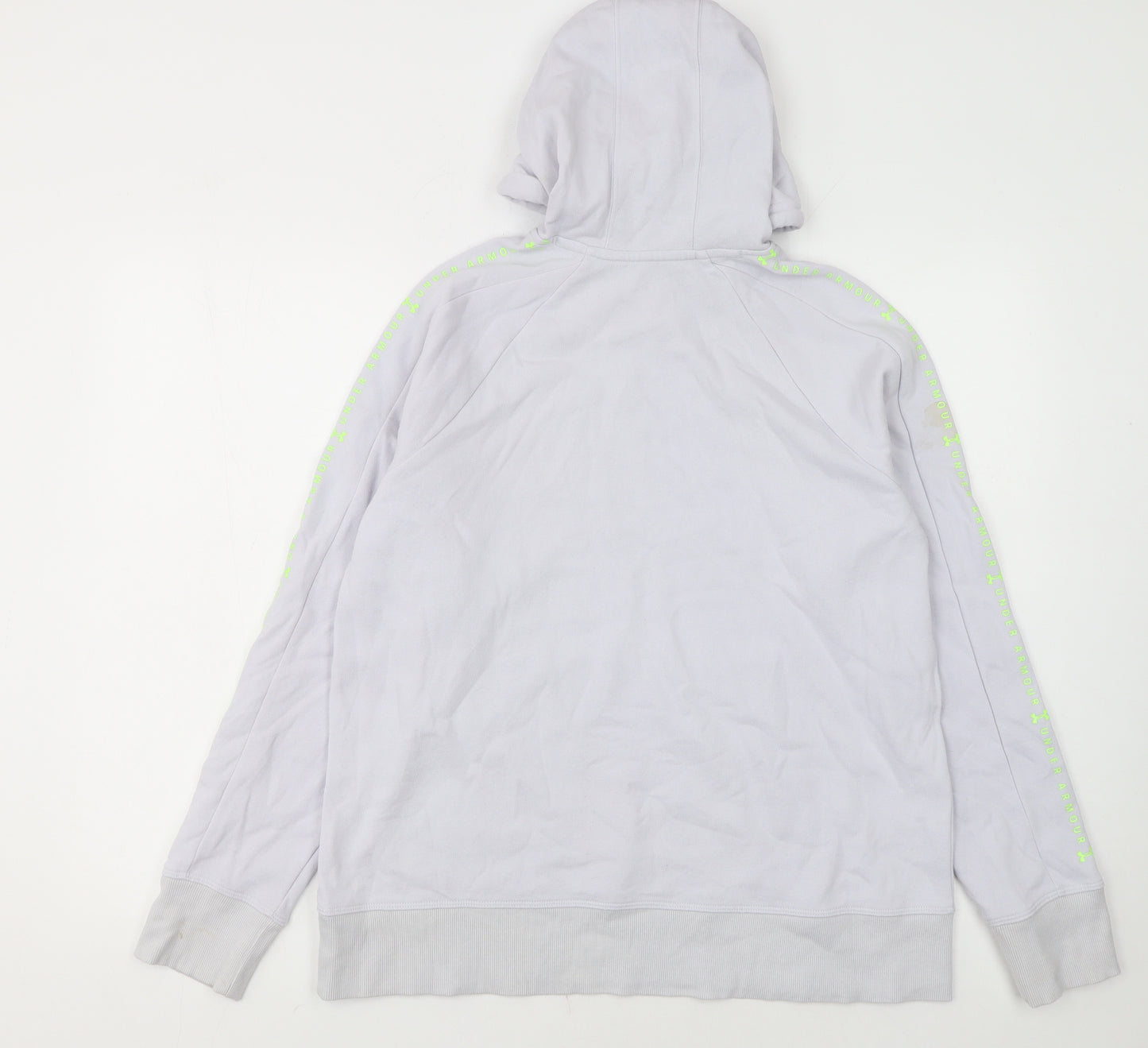 Under Armour Women's White Pullover Hoodie Medium Loose Fit Casual Wear