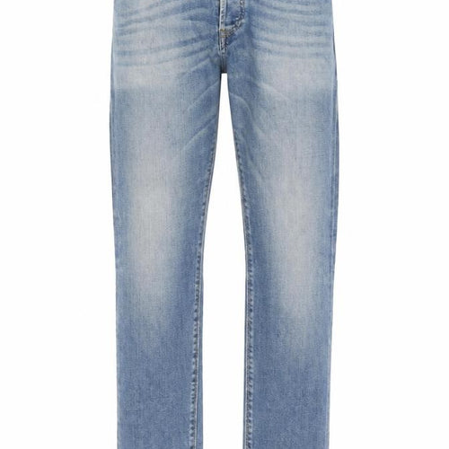 Diesel Men Blue Regular Fit Straight Leg Jeans Size 31x32