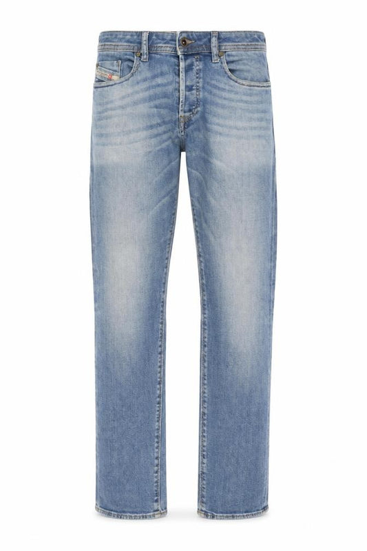 Diesel Men Blue Regular Fit Straight Leg Jeans Size 31x32