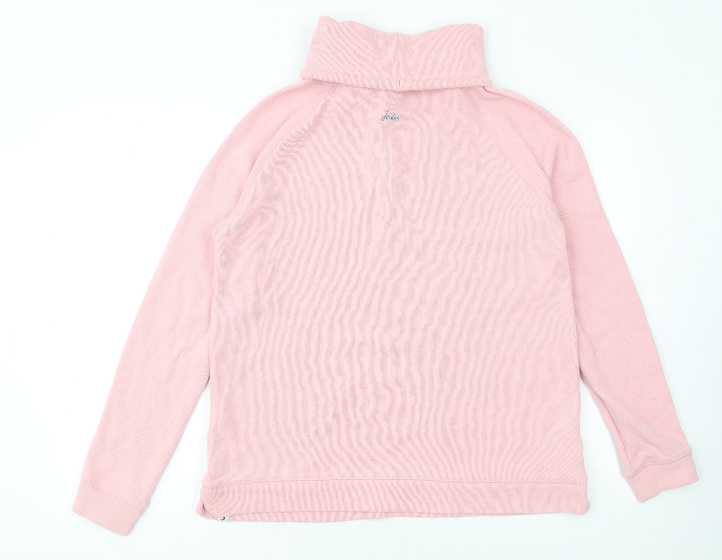 Joules Womens Pink Pullover Hoodie Size 14 Cotton Blend