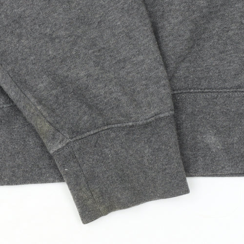 Nike Men's Grey Just Do It Pullover Sweatshirt M Regular Fit