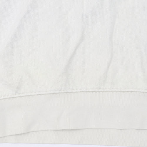 ZARA Womens Beige Crew Neck Long Sleeve Pullover Sweatshirt L