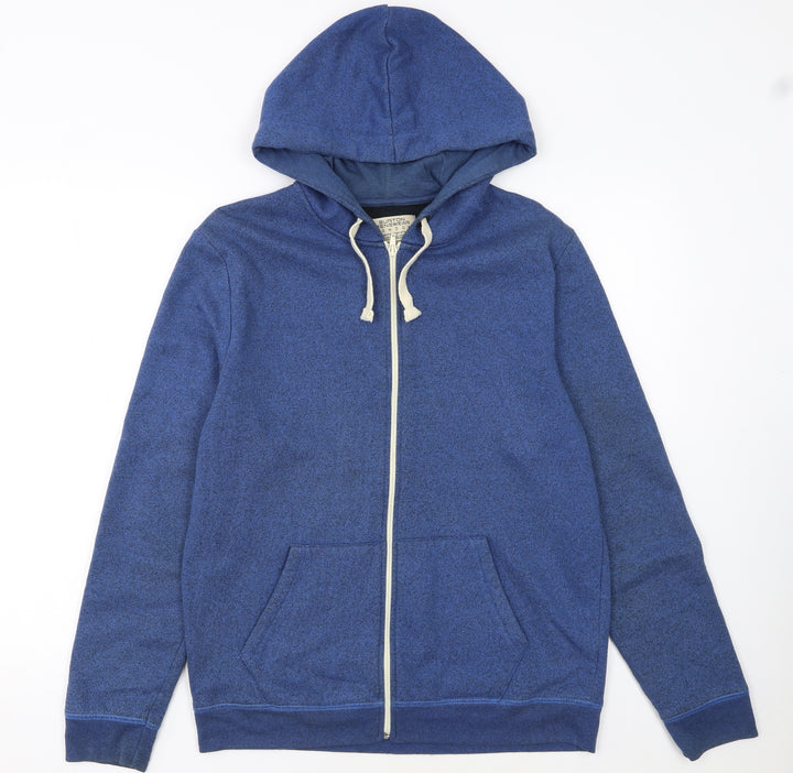 Burton Menswear London Mens Blue Full Zip Hoodie Size M