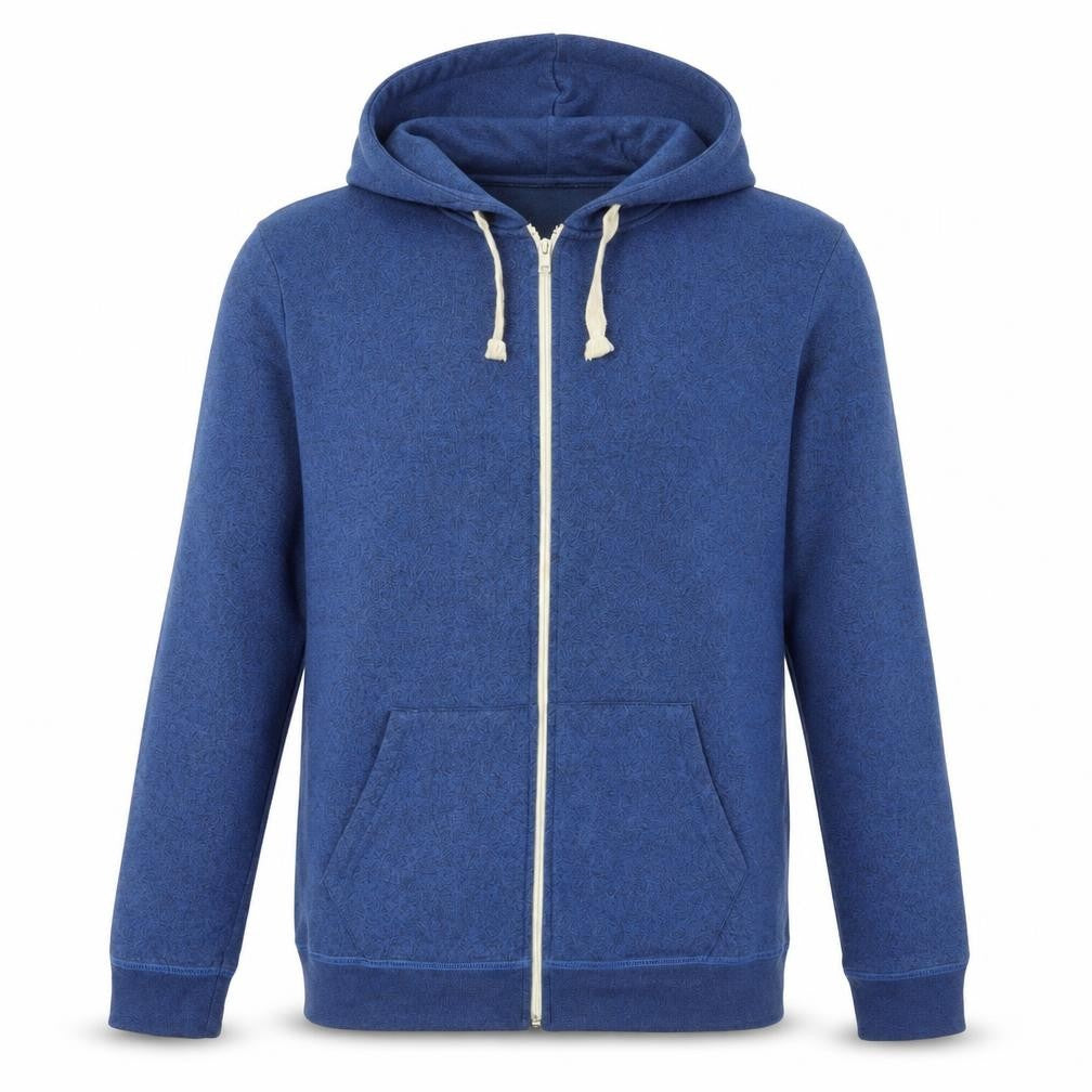 Burton Menswear London Mens Blue Full Zip Hoodie Size M