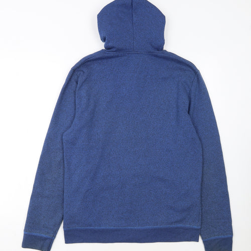 Burton Menswear London Mens Blue Full Zip Hoodie Size M