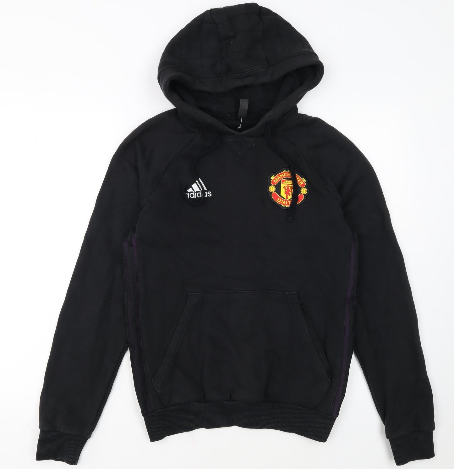 adidas Men’s Black Manchester United Pullover Hoodie XS
