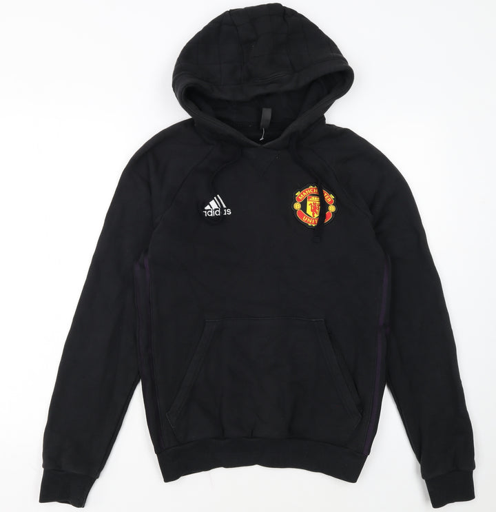 adidas Men’s Black Manchester United Pullover Hoodie XS